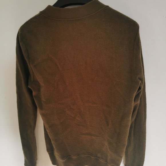 Military Green Onassis Cardigan - Picture 2 of 4